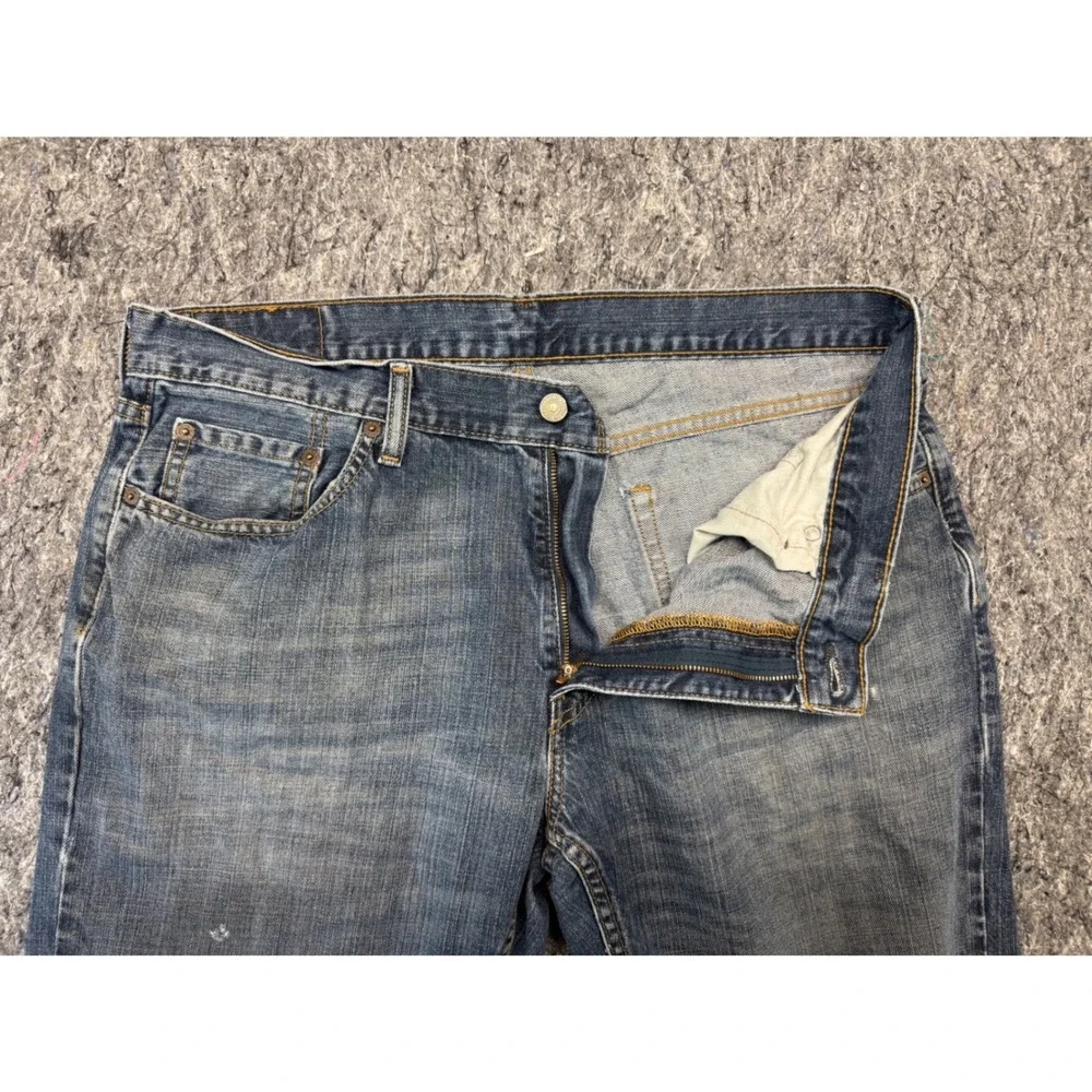 Levis 559 Relaxed Straight Mens Blue Denim Jeans 38x34 Medium Wash Classic